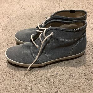 Grey Keds High Top Sneakers